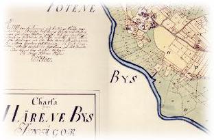 Old map of Sdra Hrene
