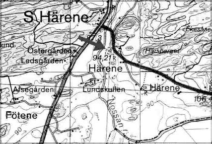 The Area around Södra Härene